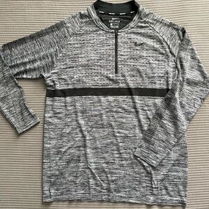 Men’s Nike Golf dri-fit, 1/4 zip lightweight, long sleeve, pullover